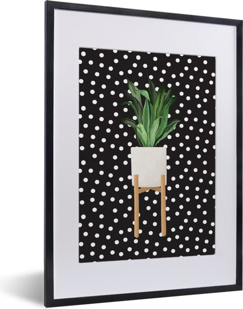 MuchoWow® MuchoWow® Gerahmtes Poster Zimmerpflanze - Produktbild 