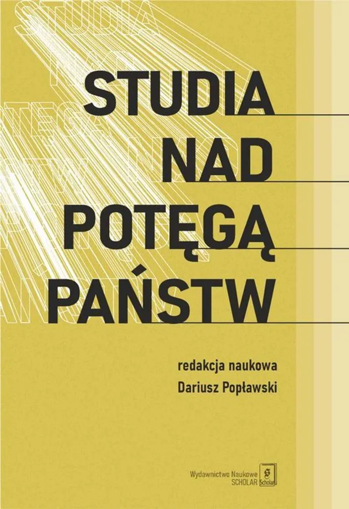 Études sur le pouvoir des États livre en polonais géopolitique