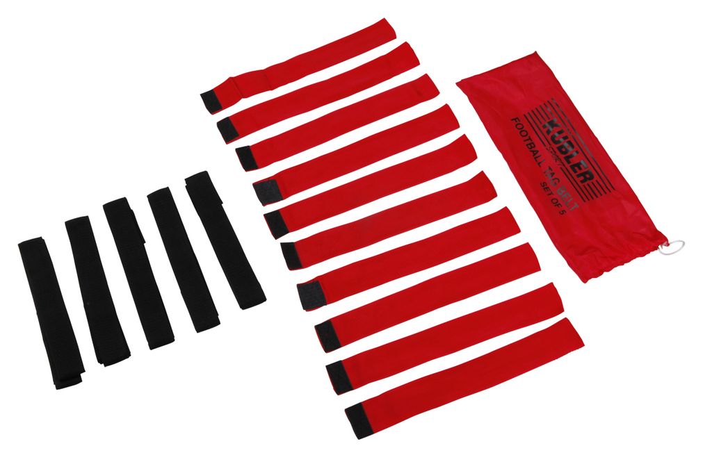 Kübler Sport Flag Football-Set, Rot