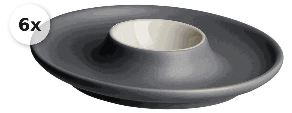 Eierteller 6er Set Jasper grau Produktbild 