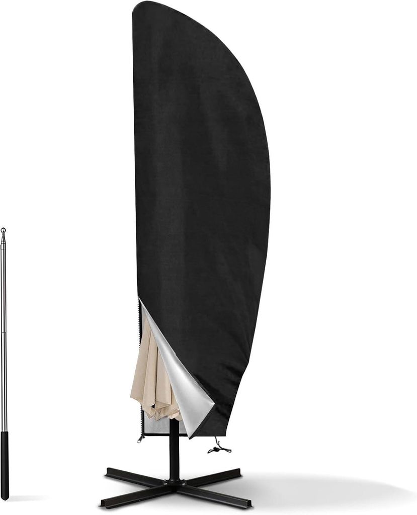 Sonnenschirm Schutzhülle Sonnenschirm Abdeckung für 2 bis 4M Große Sonnenschirm Schutzhülle Outdoor UV-Anti Winddicht Schneesicher 265 x 40/70/...