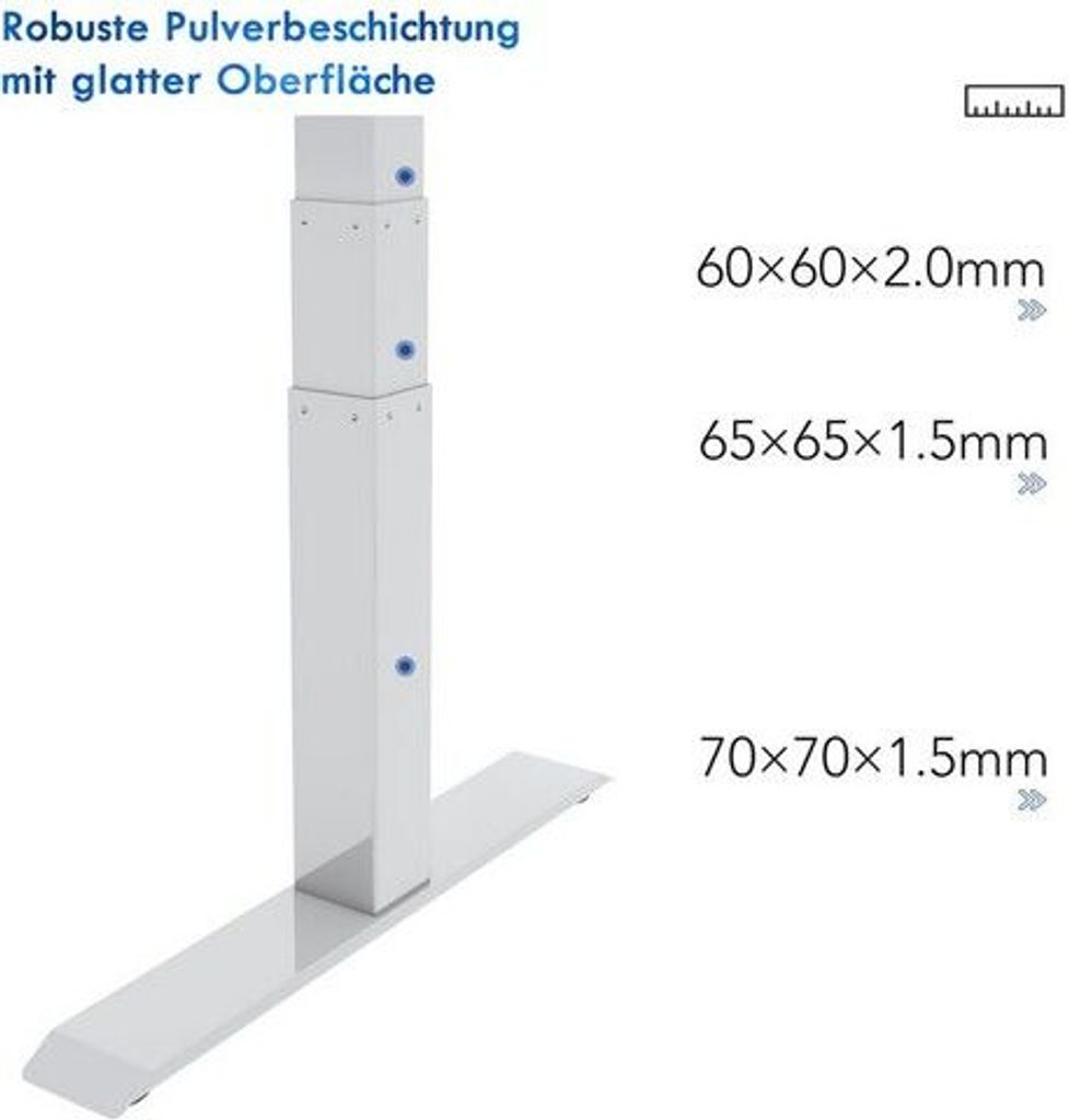 FLEXISPOT Schreibtisch PREMIUM E6 Höhenverstellbarer Produktbild 8