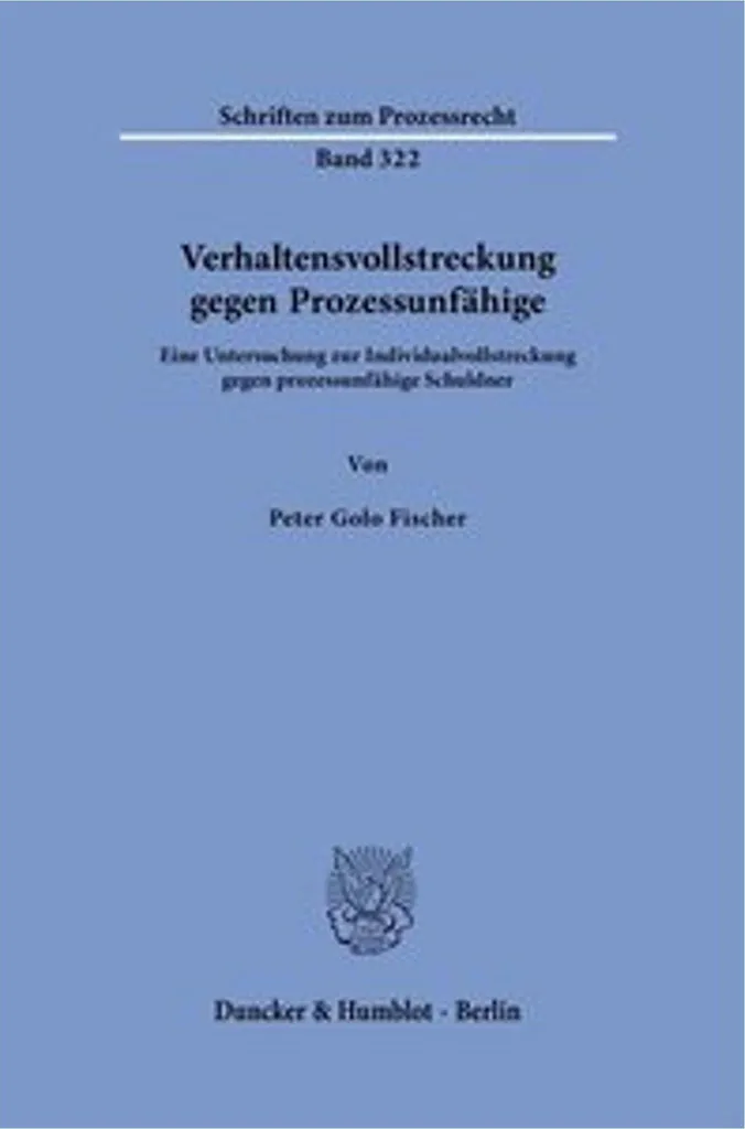 Exécution Forcée Allemande : Verhaltensvollstreckung pour Juristes Pro