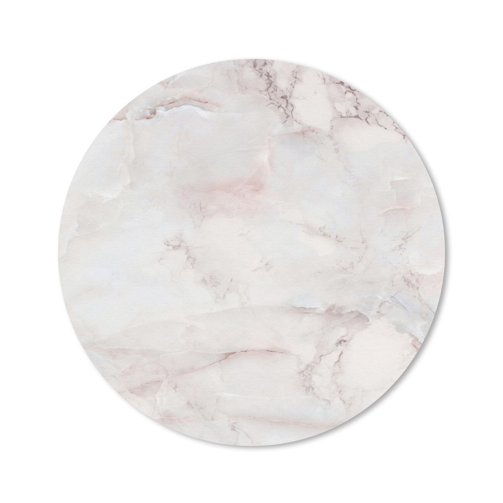 MuchoWow Mauspad Mousepad Marmor - Alt - Rosa 30x30 cm - Mousepads - Maus Mat - Pad - Mausunterlage - Tischunterlage - Schreibtischmatten