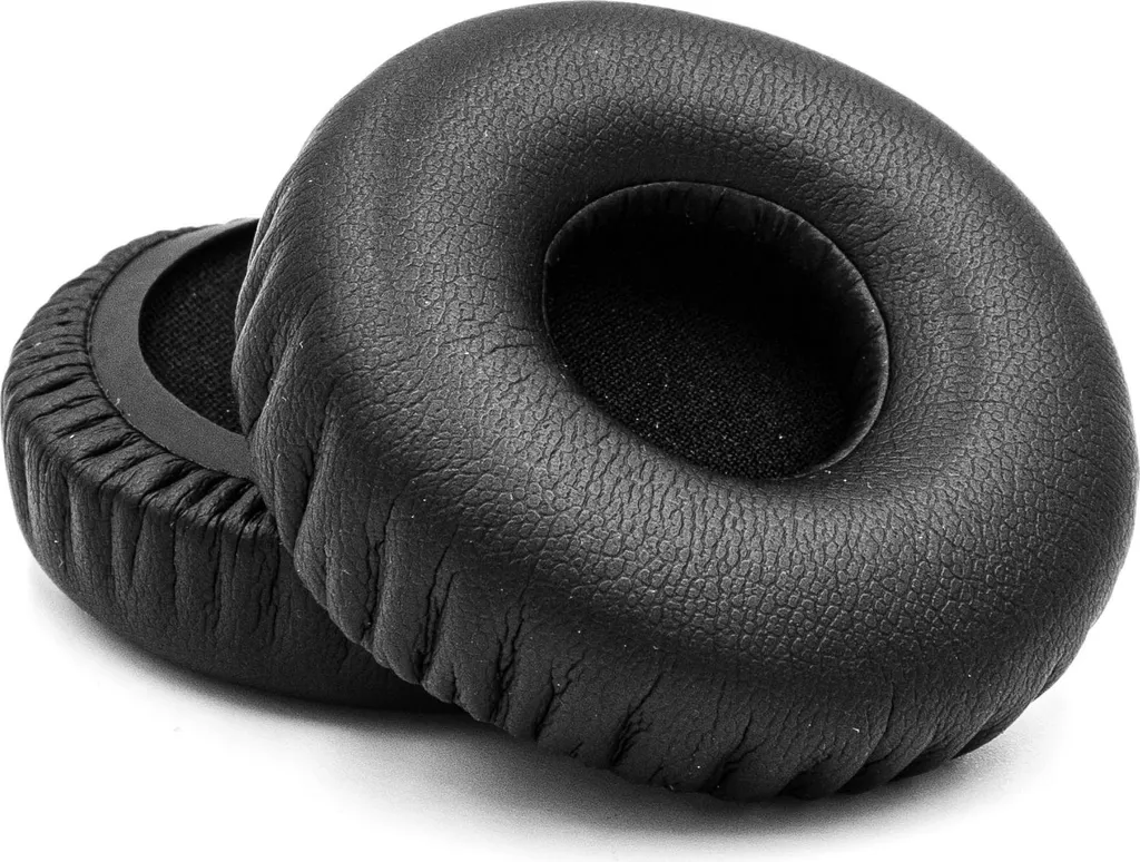 Kit 2 Cuscinetti Cuffie Nero Universali | Morbidi e Anti-Sudore