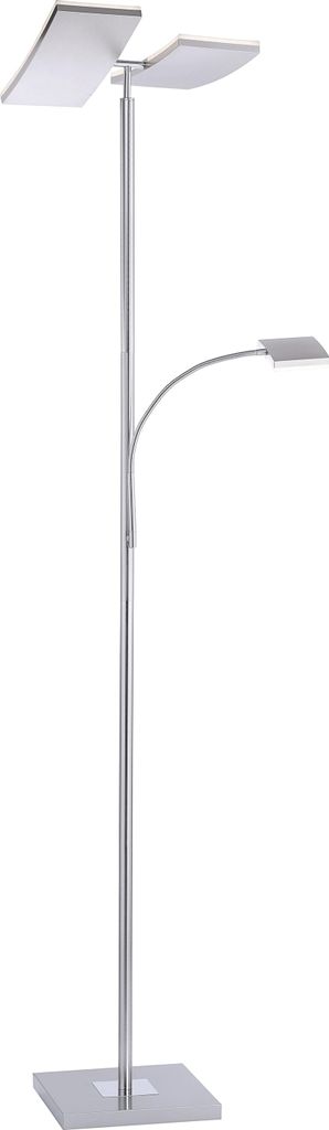 Lampadaire LED avec variateur tactile et spots mobiles Image du produit 