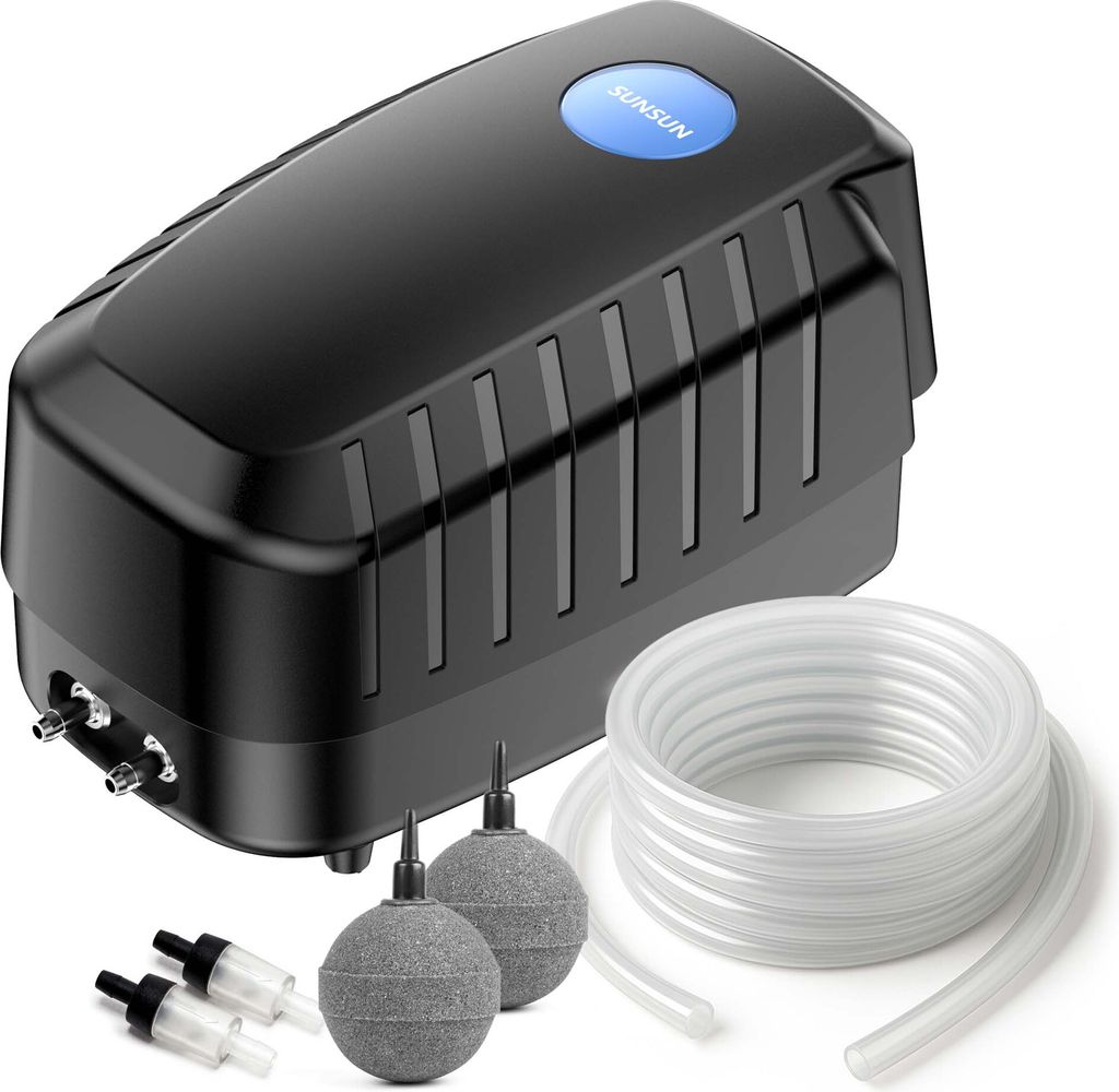 SunSun CAP-20 Pompe Aquarium à Air 8W Bulleur 8 m³ Débit 13 Image du produit 