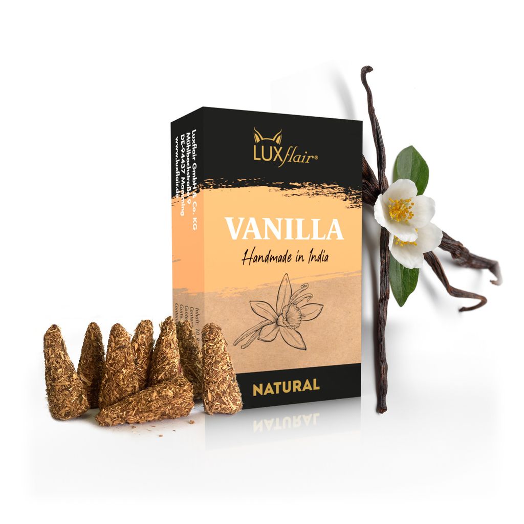 Natürliche Räucherkegel Vanille - NATURAL VANILLA Produktbild 