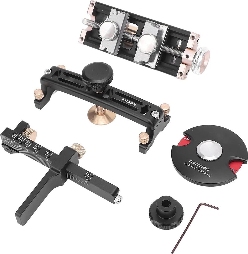 HONGDUI HD29 Schleifgeleiter, Holzverarbeitung, Schleifsystem, Meißel, Schleifwerkzeug, Schleifhilfsstück, Winkelmesser, Schleifgeleiter (für Ho...