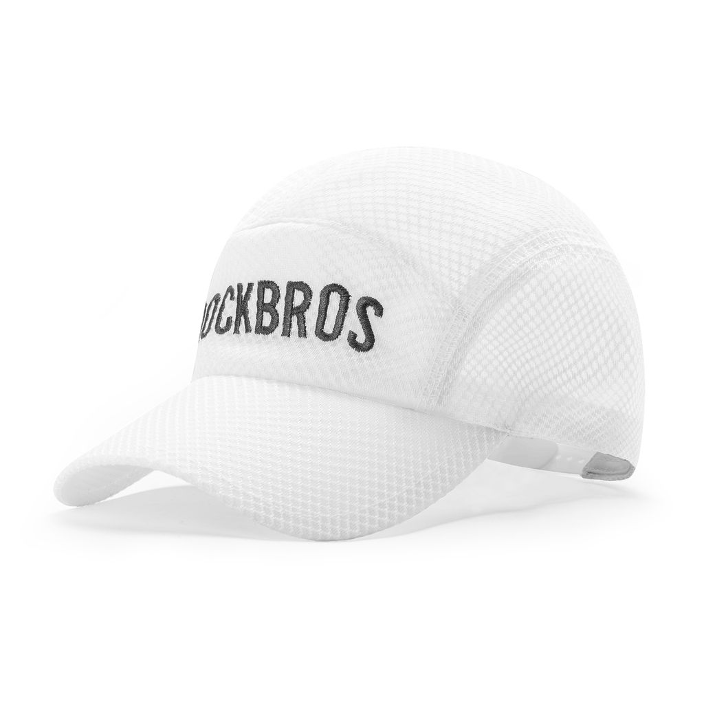 ROCKBROS Fahrrad Kappe Mütze Hut Sommerhut Sport Cap Sonnenhut Mesh-Cap Uni, Weiß