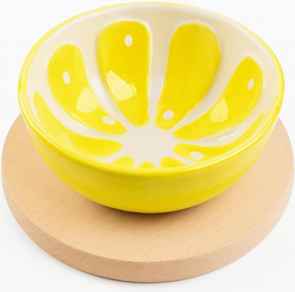 Planche à découper en bois ronde 16 cm | Planche de cuisine Image du produit 