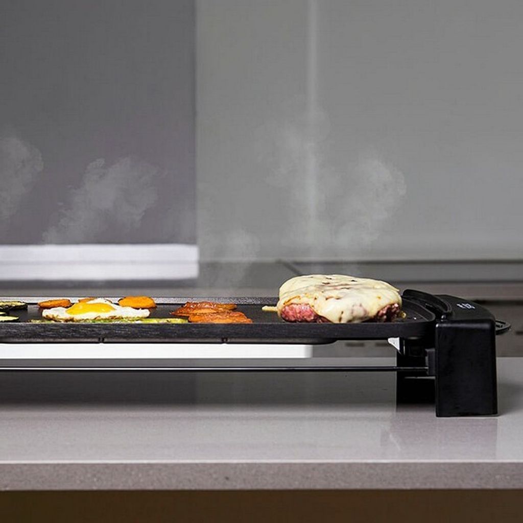 Cecotec Black&Water 2500 Elektrische Grillplatte Elektrogrill Indoor Tischgrill Trendy