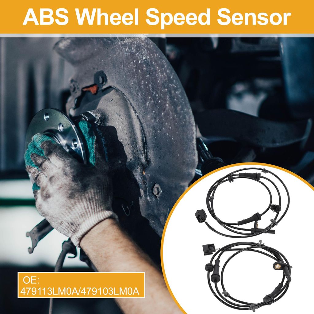 ABS Raddrehzahlsensor-Kit Nr. 479113LM0A/479103LM0A Vorne Links Rechts ABS-Sensor-Set Antiblockiersystem-Sensor für Nissan NV200 2015-2019