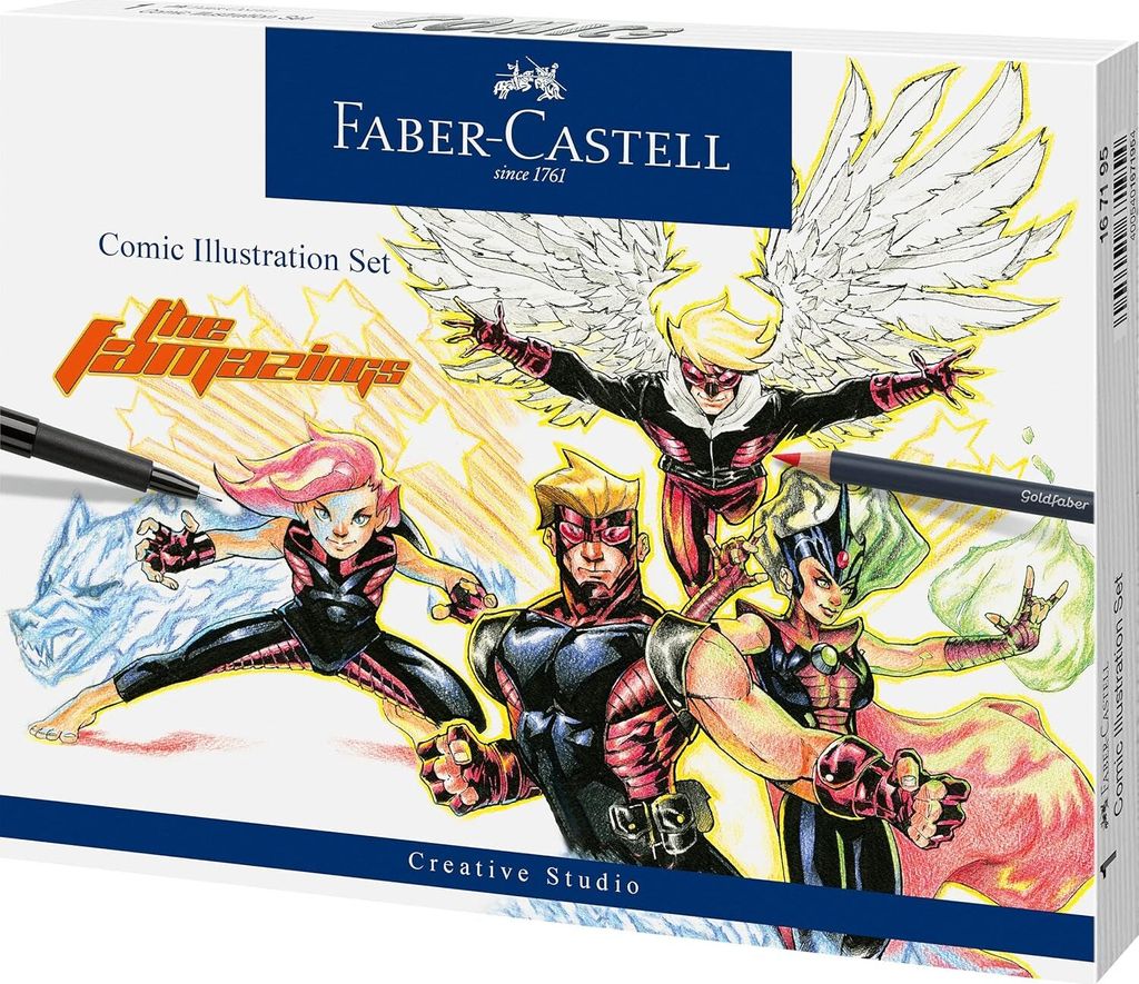 Faber Castell Comic Illustration Set 11-teilig Produktbild 