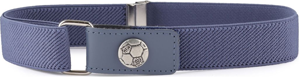 Ladeheid Jungen Gürtel Elastik-Gürtel 1-6 Jahre 34-65 cm P15S (Jeans/Ball)