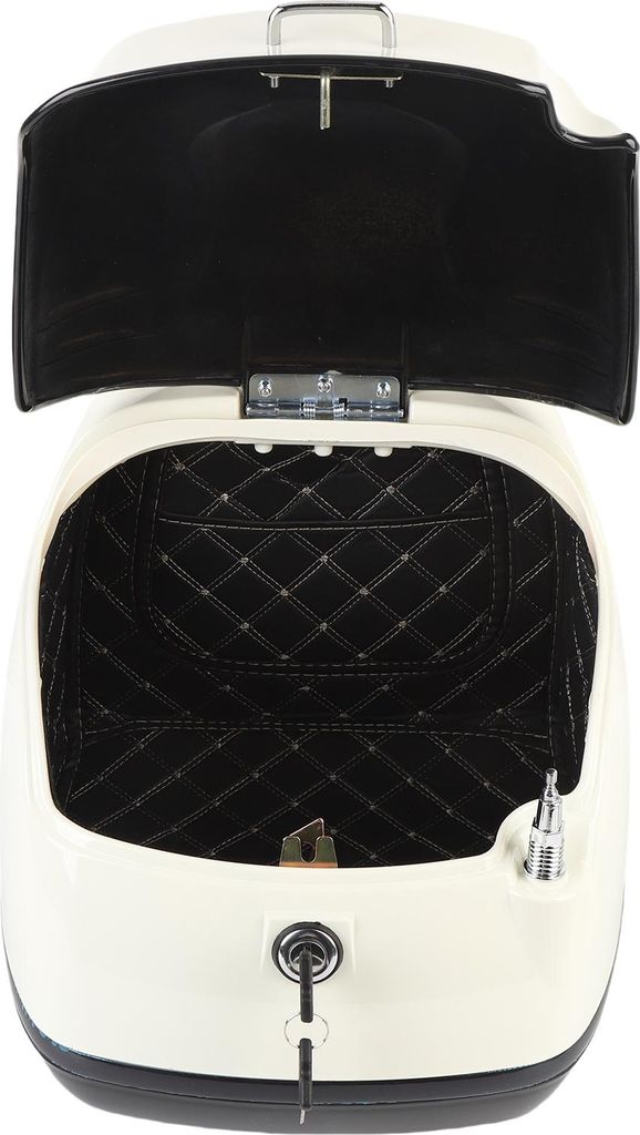 38L Motorrad-Top-Box, wasserdicht, universelle Passform, mit Schlüsselschloss, Grundplatte, Gepäck, Kofferraum, Heck, Aufbewahrung, Trägertasche...