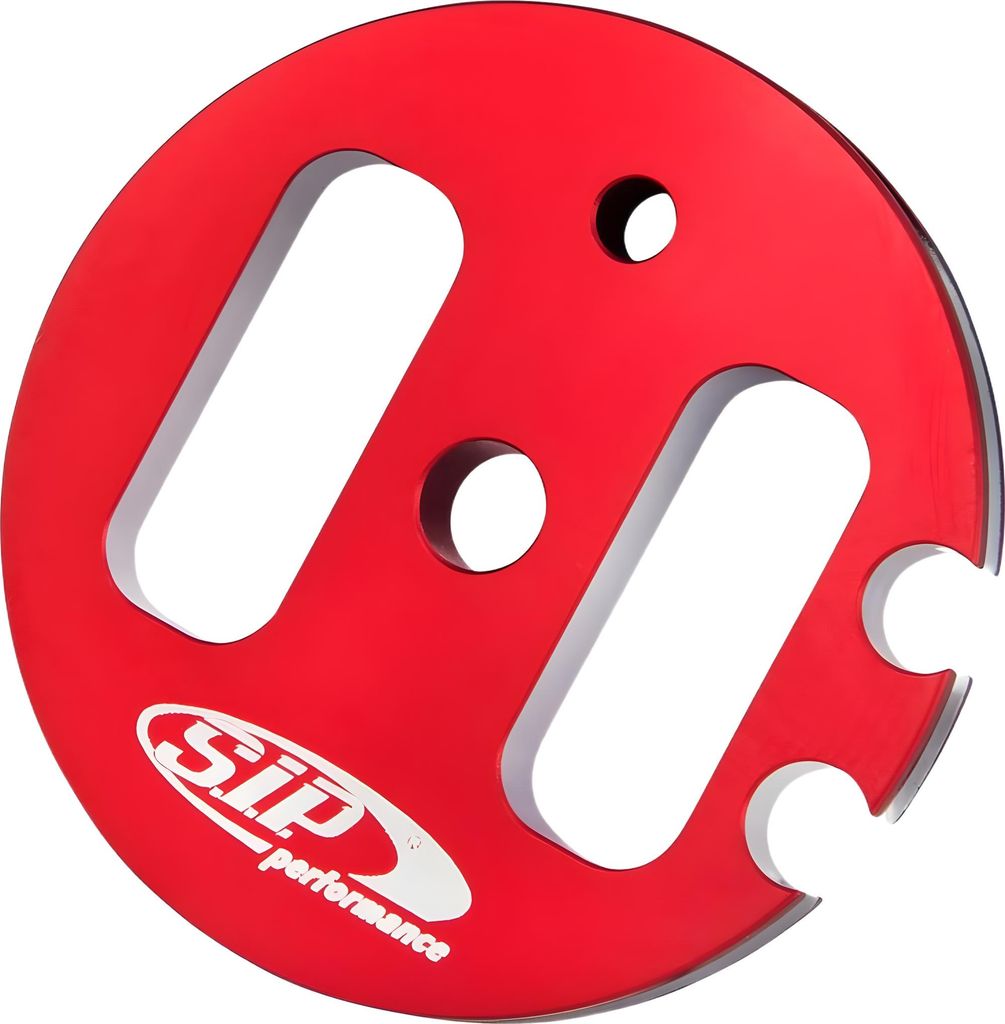 Schaltrolle SIP Performance Short Shifter Ø 44mm Aluminium CNC rot für Vespa 125 VNB3-6, 150 VB1, VBA, VBB, VGLA-B, T3-T4, GS VS2-5, 160 GS