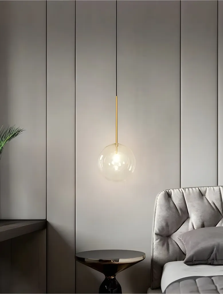 Suspension Or Toolight APP1680-1CP - Luminaire Métal Design 15 cm - 8