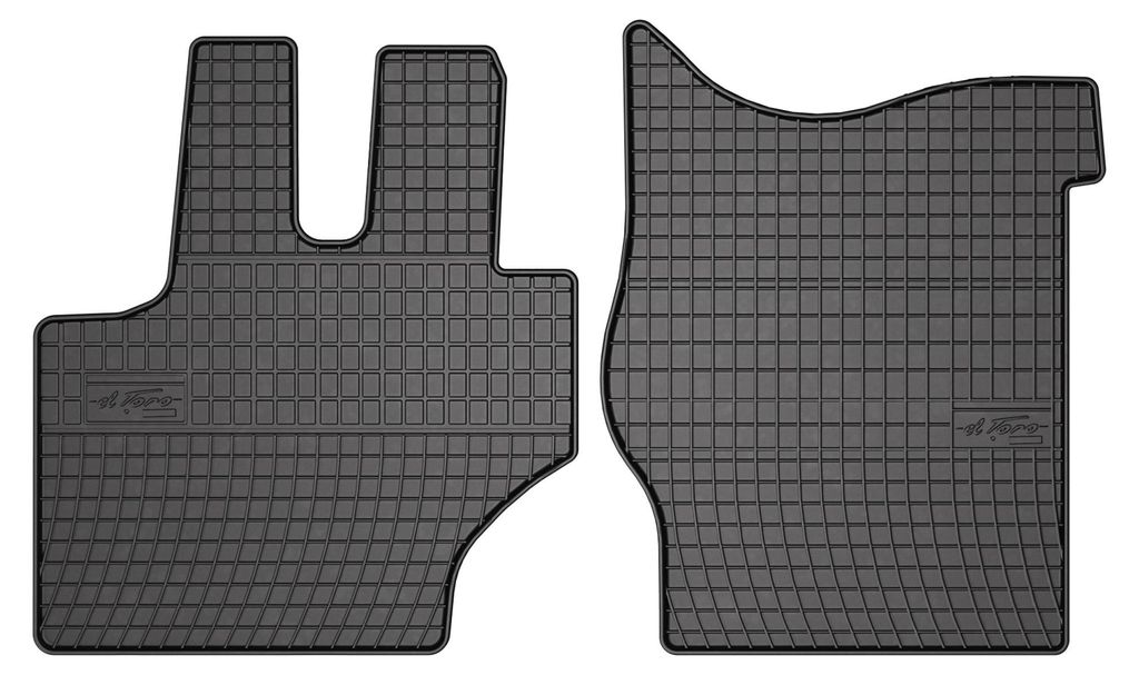 Gummi-Fußmatten vorne für Mercedes-Benz 814 1983-1998 – Produktbild 