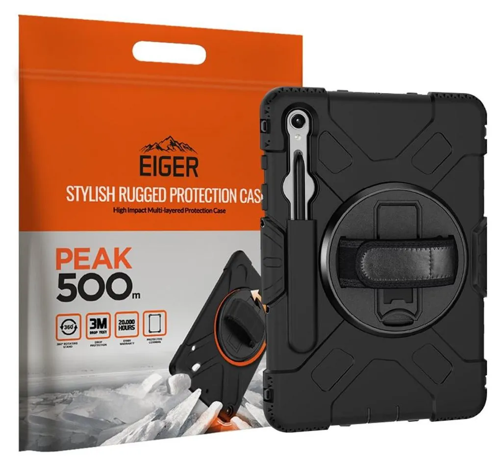 Eiger EGPE00187 Housse pour Samsung Galaxy Tab S10 FE 10.9 pouces Noire