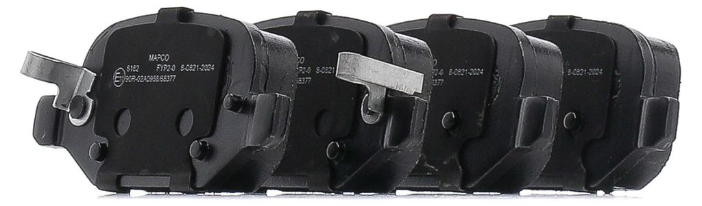 MAPCO Bremsbeläge Satz Hinten für FIAT 500L (351, 352) 6182
