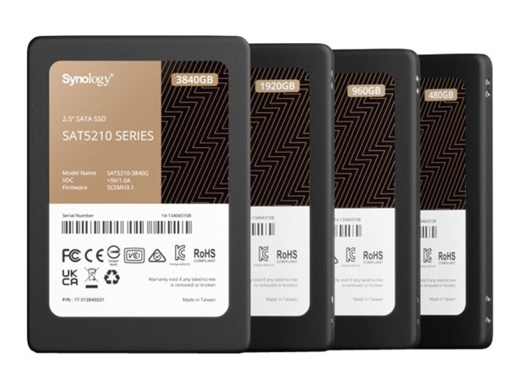Synology SSD 2.5” SATA 960GB, 960 GB, 2.5" Produktbild 