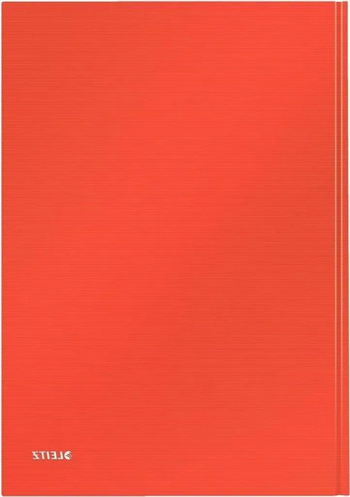 Carnet A4 90g/m² ivoire 80 feuilles à petits carreaux rouges 10mm
