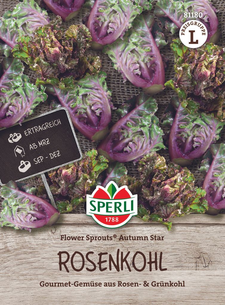 SPERLI Rosenkohlsamen Flower Sprouts Autumn Star F1 Produktbild 