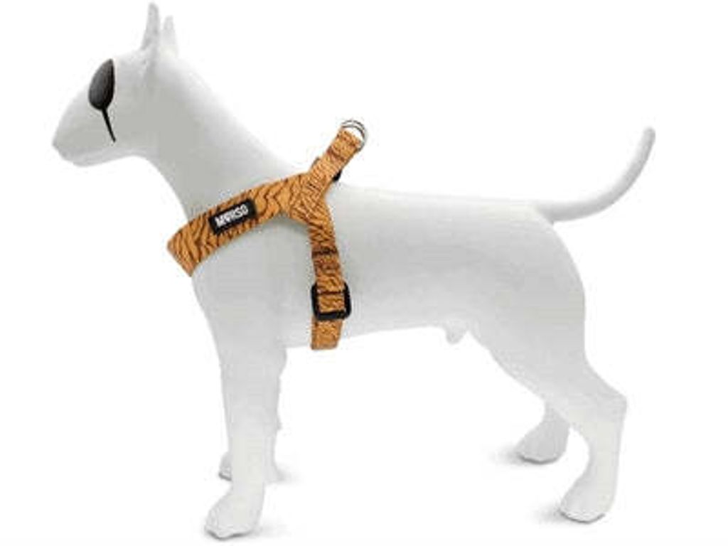 Morso Mini Hundegeschirr Verstellbar Recycelt Dschungel Trommel Orange