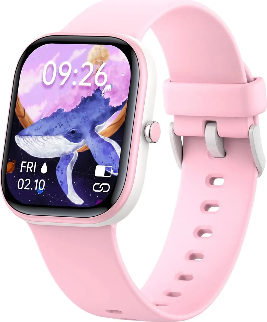 Smartwatch Fitness Bambini IP68: Tracker Sportivo Compatibile Android iOS