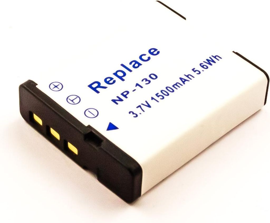 Batería AccuCell compatible con Casio NP-130, Exilim Imagen del producto 