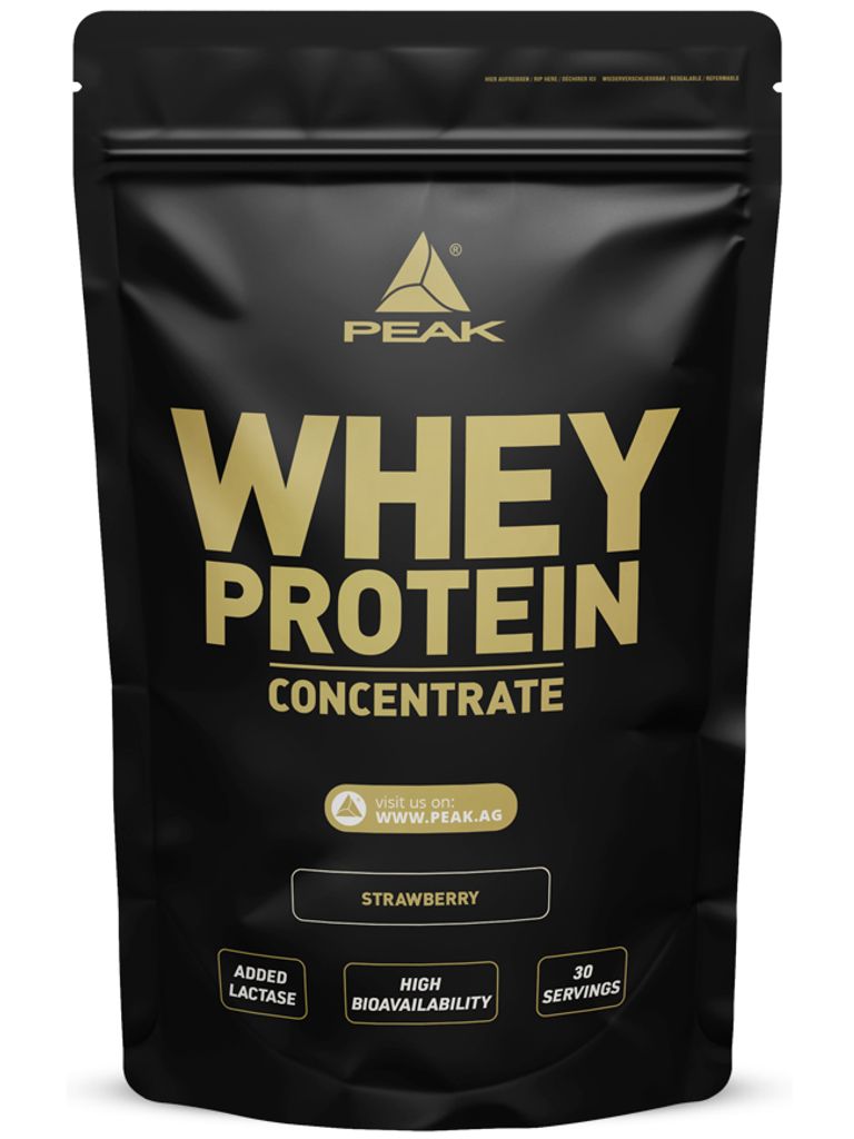 Proteine del siero del latte concentrate - 900g : Fragola Immagine del prodotto 