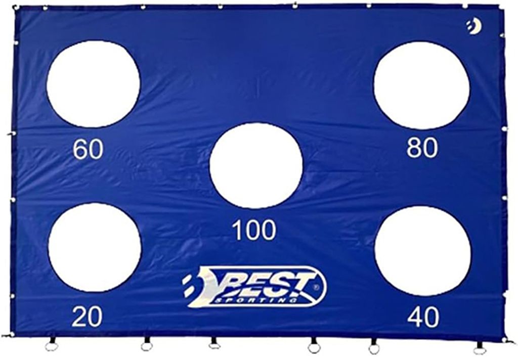 Best Sporting 11081 Torwand 240er blau mit 5 Schußlöchern Produktbild 