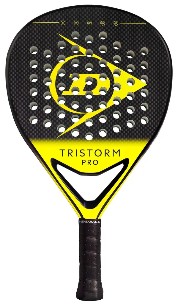 Raquette de Padel Dunlop Tristorm Pro Or 365g Idéale pour Compétition