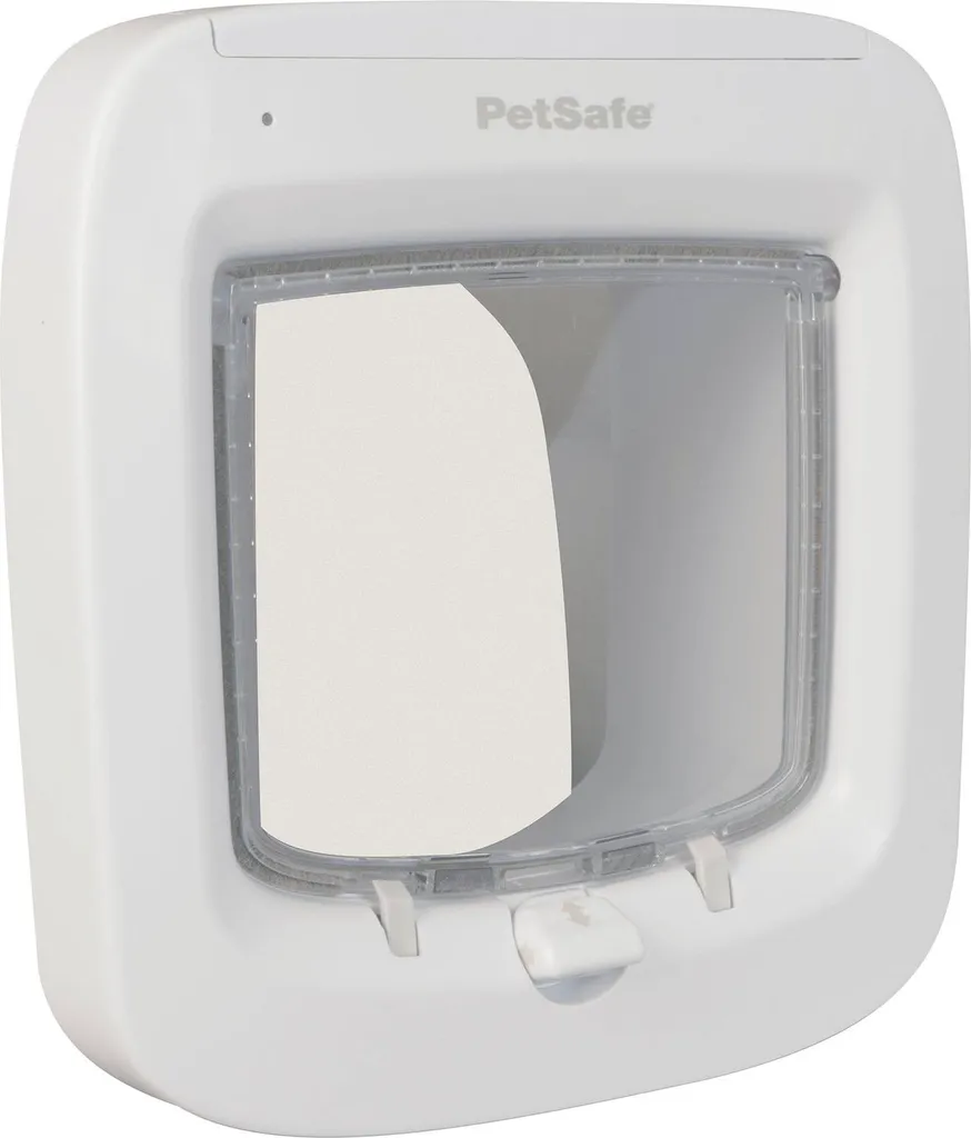 Chatière électronique pour chat à puce PetSafe Blanc - Isolation Renforcée - 8