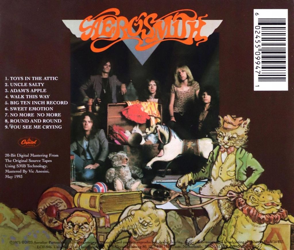 Toys In The Attic (Jewel + Poster Book,1CD)