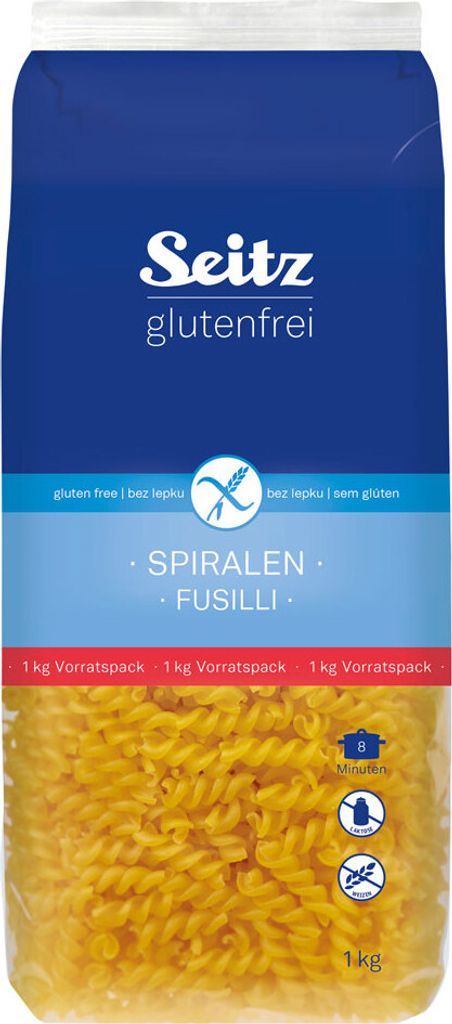 Seitz glutenfrei Spiralen XL 1kg Produktbild 