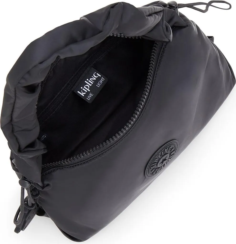 Sac à bandoulière Kipling Eleni noir léger avec poches zippées