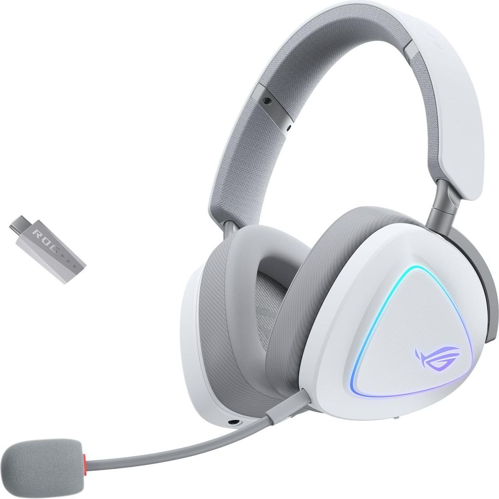 ASUS ROG Delta II White kabelloses RGB Gaming Headset
