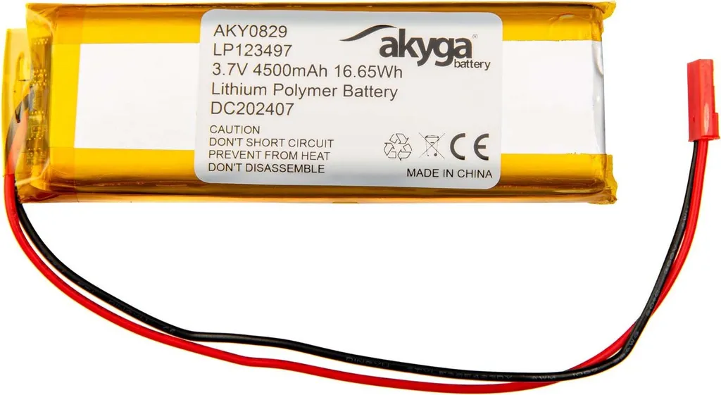 Batterie Li-Po 4500mAh 3.7V LP123497 avec Protection PCM contre Panne