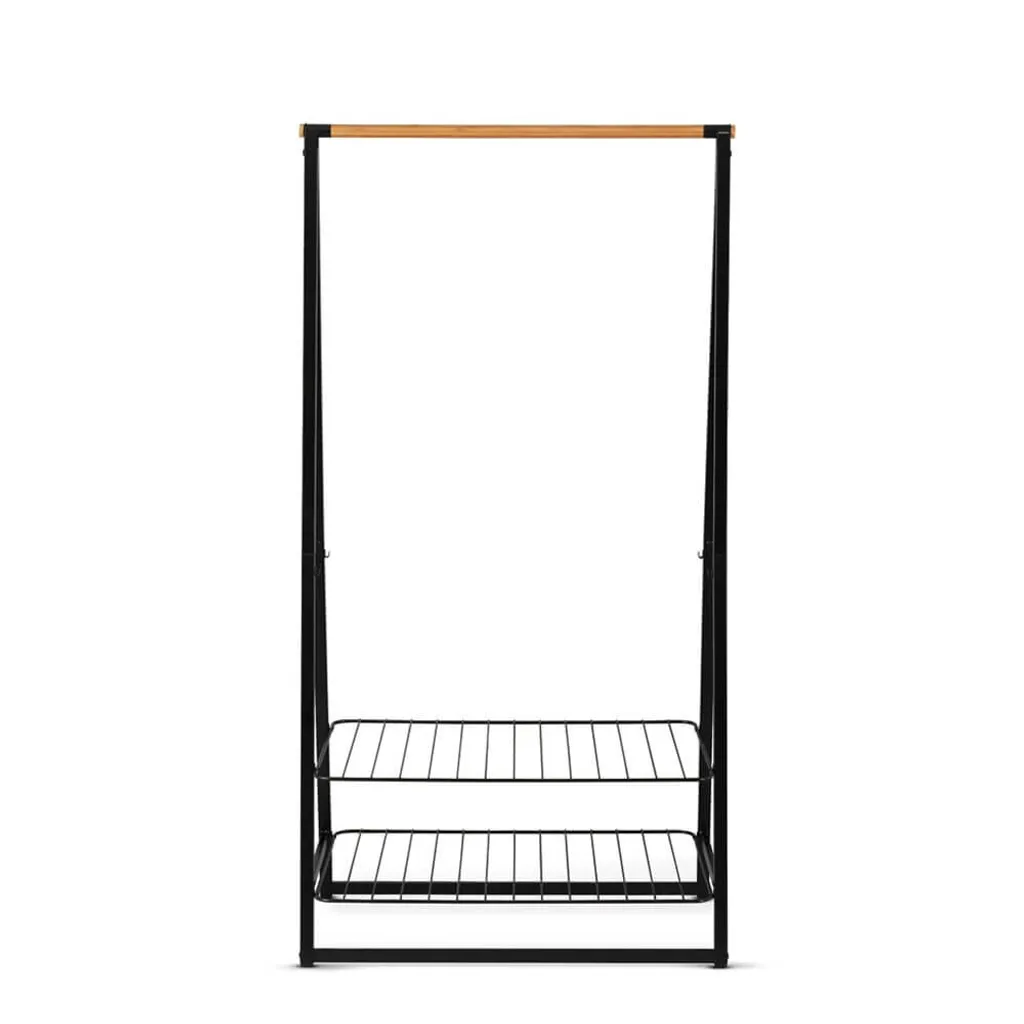 Brabantia Linn Portant à Vêtements Large Noir Modèle Autoportant 190 cm