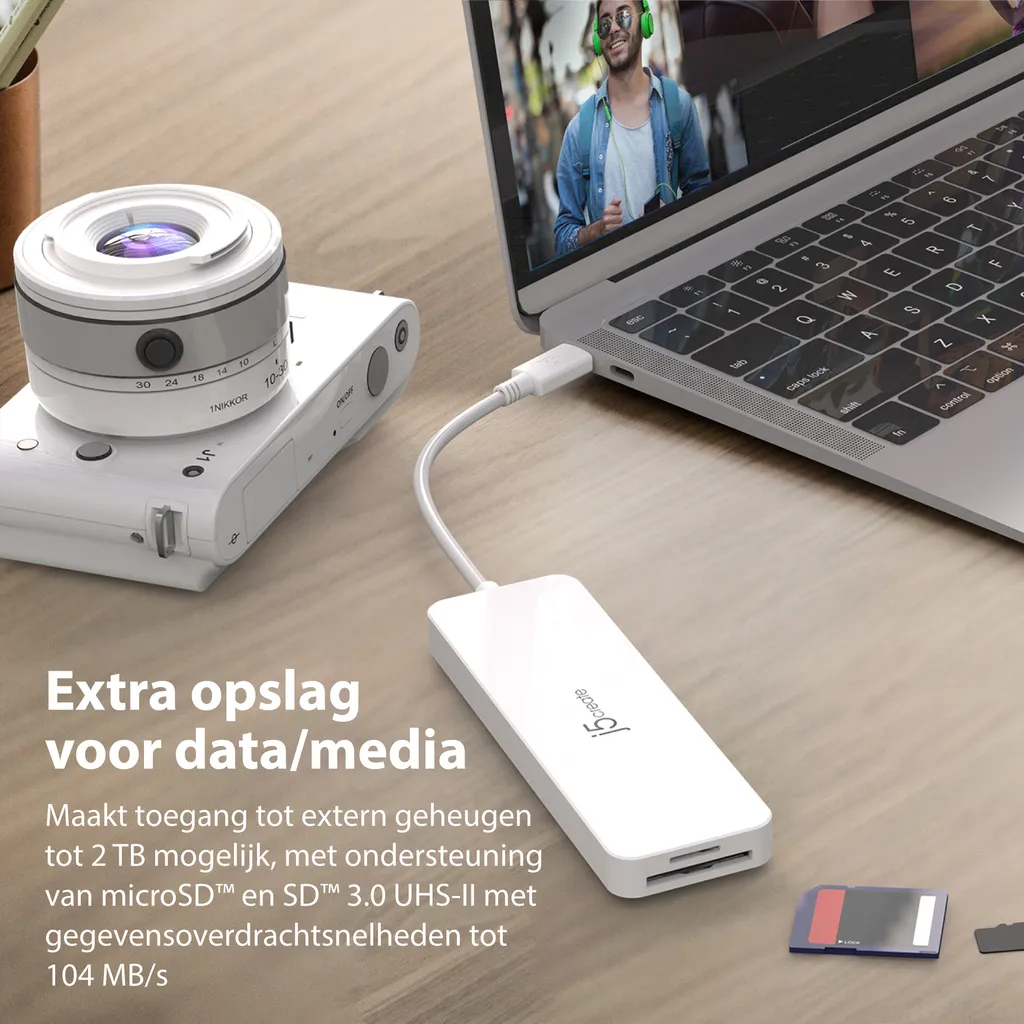 Adaptateur multiple USB-C léger j5create JCD373-N ultra-nomade - 10
