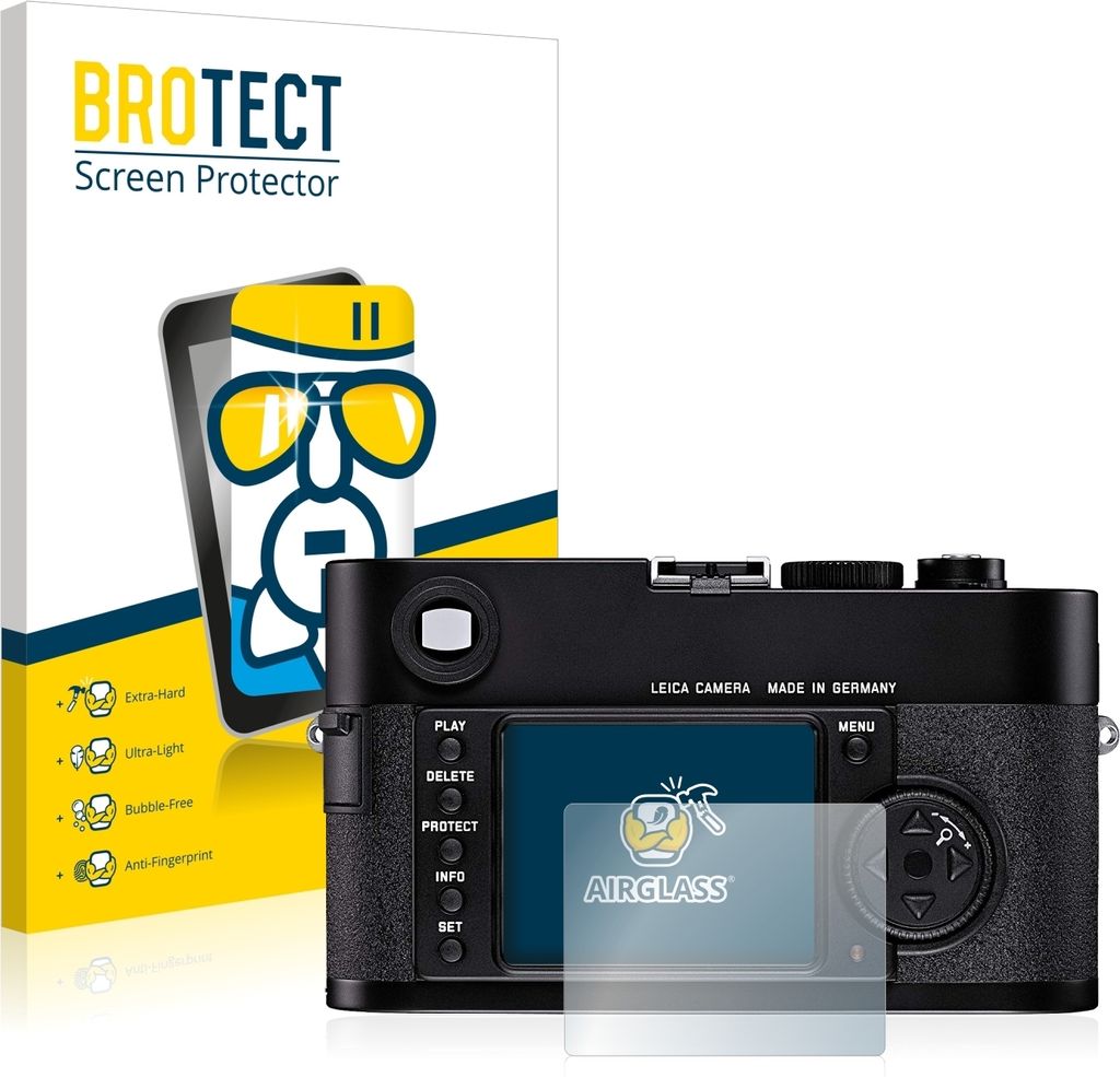 BROTECT Schutzglas für Leica M8 Schutzfolie Panzer Folie Glas Display Schutz klar