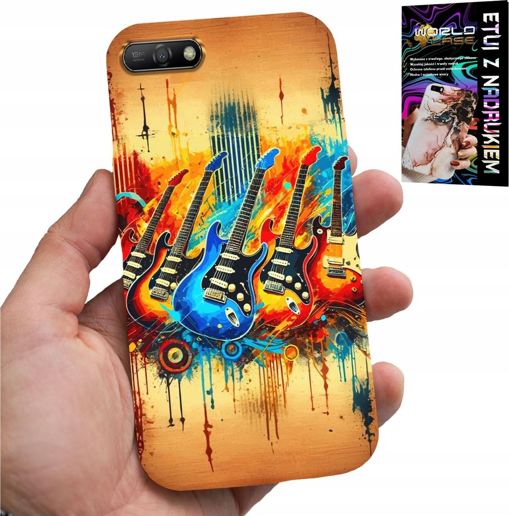 Gehäuse Für Huawei Y6 2018 - E-Gitarre, Rock And Roll, Metall