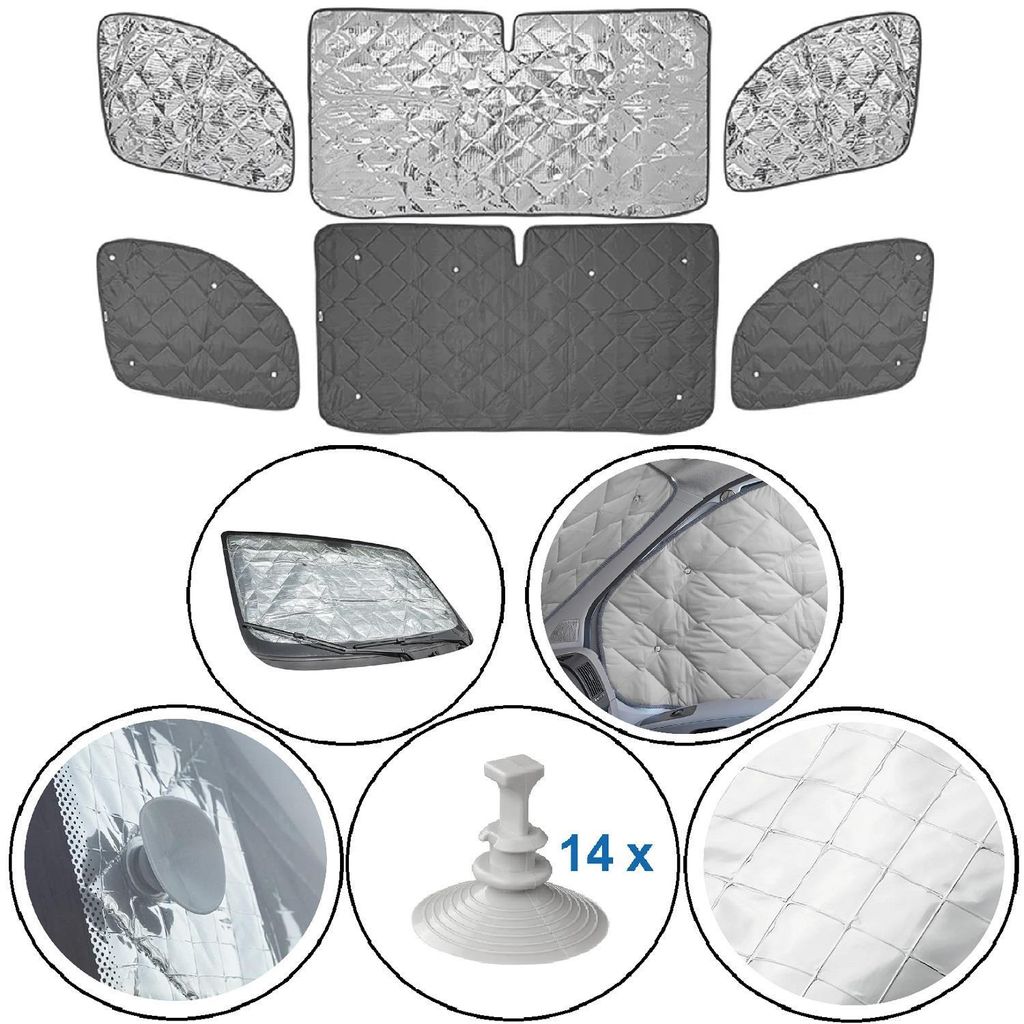 Thermomatten für Wohnmobil 7 lagig kompatibel für Mercedes Sprinter 04-2006-2014