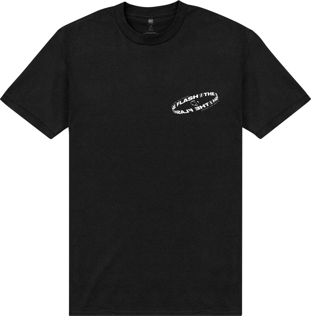The Flash - "Past Present And Future" T-Shirt für Herren/Damen Uni PN732 (XL) (Schwarz)