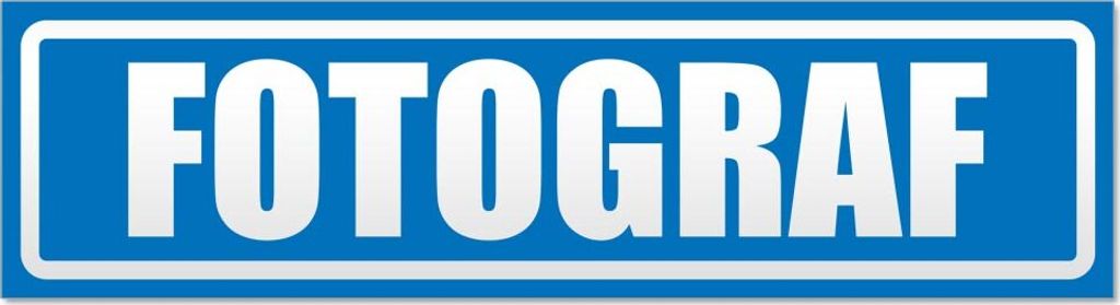 Fotograf invertiert Magnetschild Schild magnetisch