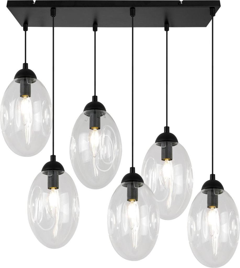 Loft Deckenlampe – Moderne Hängelampe Kronleuchter Plafon für Küche, Wohnzimmer und Schlafzimmer