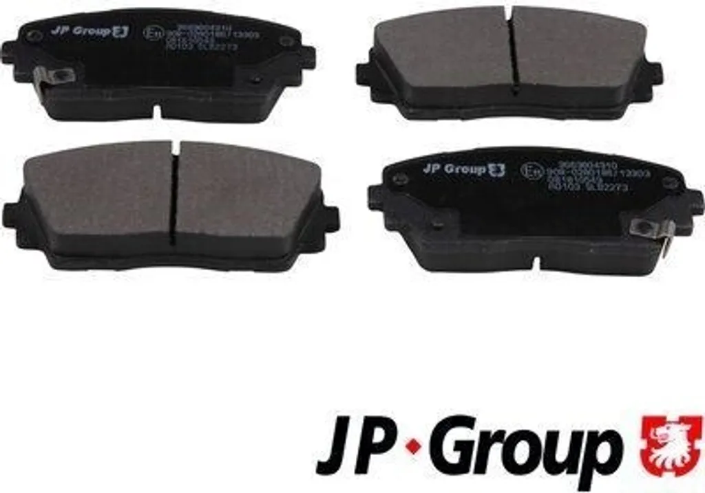 Plaquettes de frein sans bruit pour Kia Picanto TA JP GROUP 3663604310