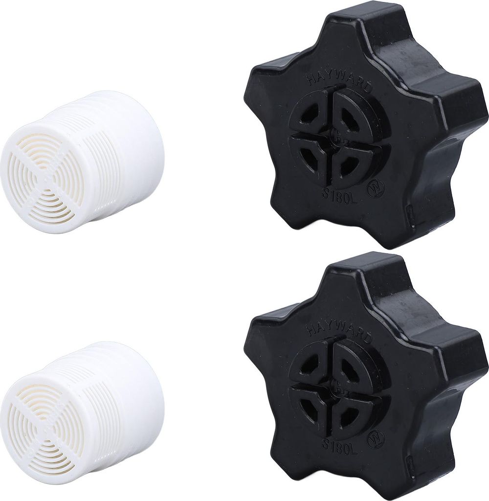 2 Set Drain Cap Assembly Pool Sand Filter Gasket Screen Obrázok produktu 